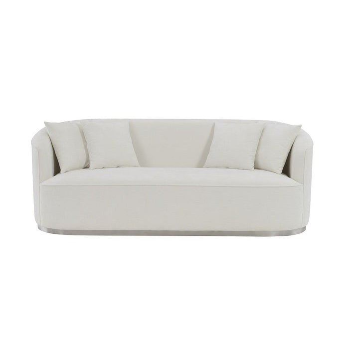 Odette - Sofa With 4 Pillows - Beige
