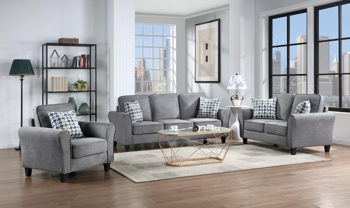 U416 - Loveseat - Dark Gray