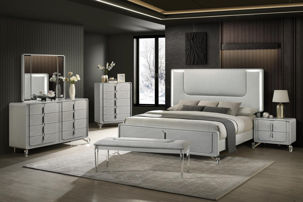 B023 - Nightstand - Cool Gray
