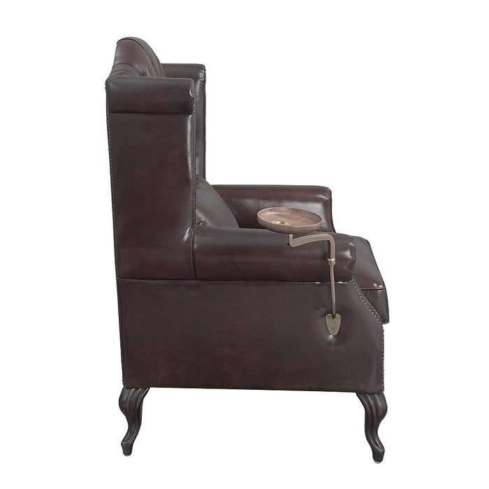 Pino - Accent Chair - Vintage Brown