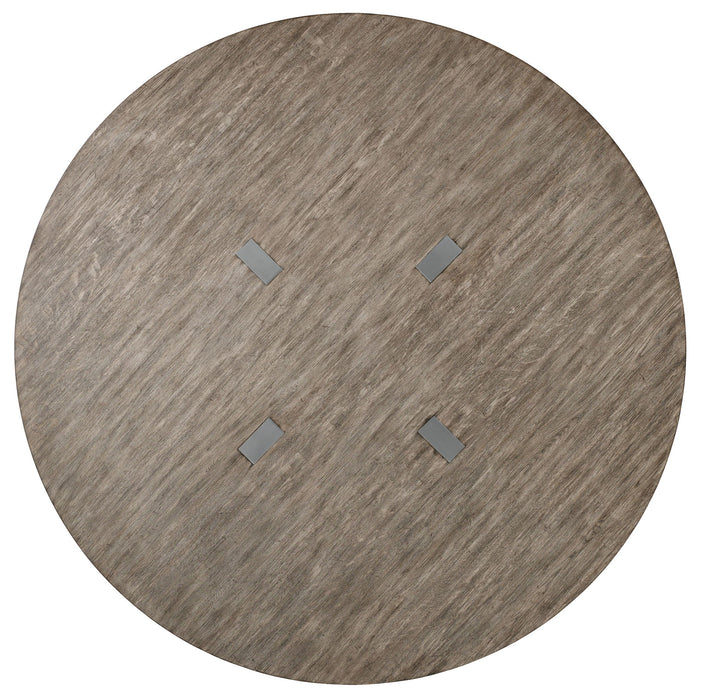 Curata - 72" Round Dining Table - Dark Gray