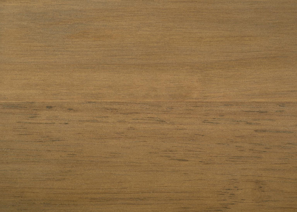 D072 - Rectangular Dining Table - Antique Oak / Golden Flower Marble