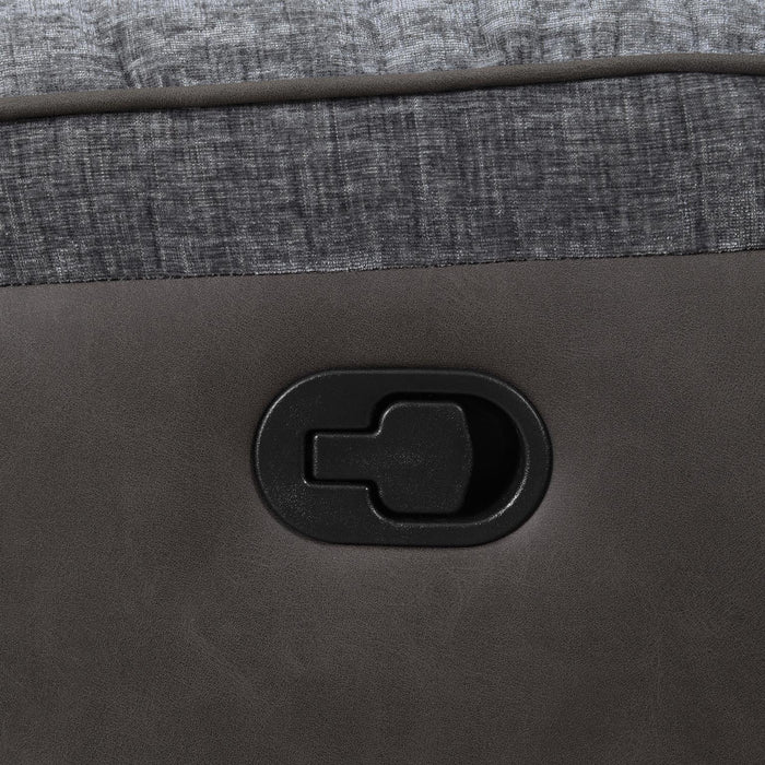 U177 - Motion Glider Chair - Charcoal Gray