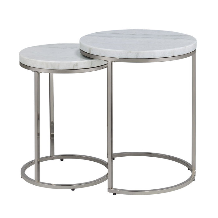 Zaidee - Nesting Table Set - Nickel