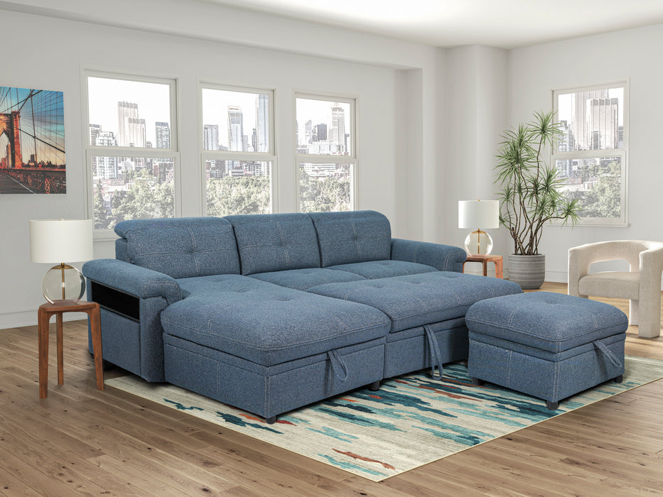 Ruffner 2-Piece Sectional with Pop Up Sleeper and Chaise