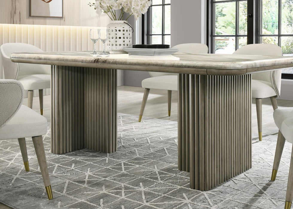 D070 - Dining Chair (Set of 2) - Oak / Tilton Ivory