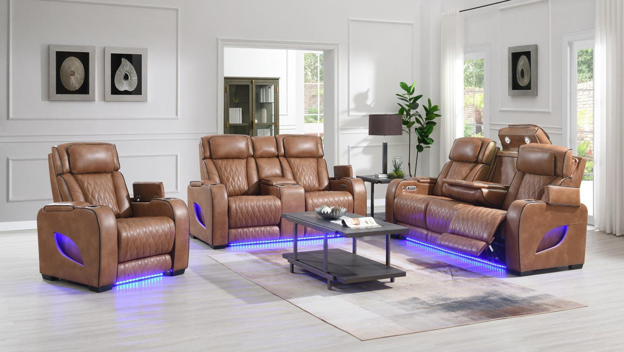 U72 - Power Reclining Chair - Brown