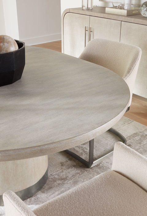 Modern Mood - Upholstered Arm Chair With Metal Base - Beige