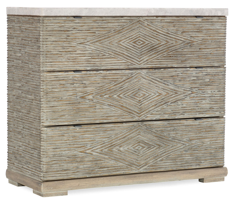 Amani - Three-Drawer Accent Chest - Gray