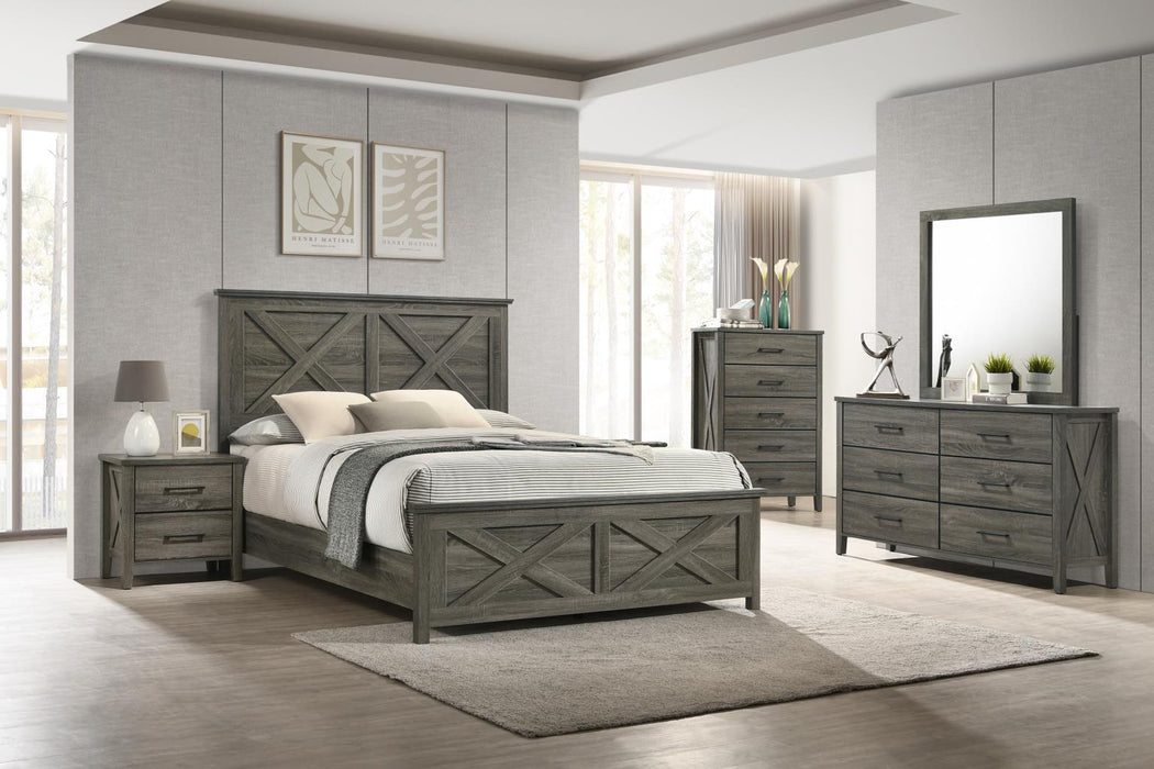 B522 - Nightstand - Rustic Gray