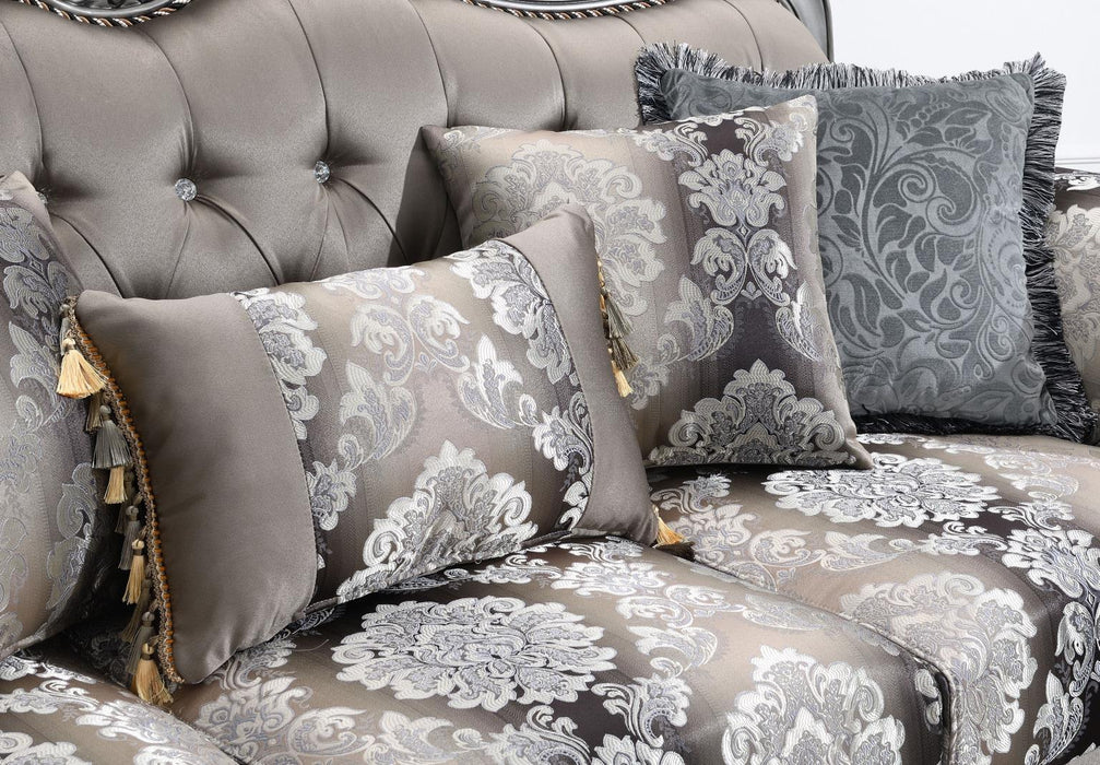 U203 - Traditional Sofa - Gray