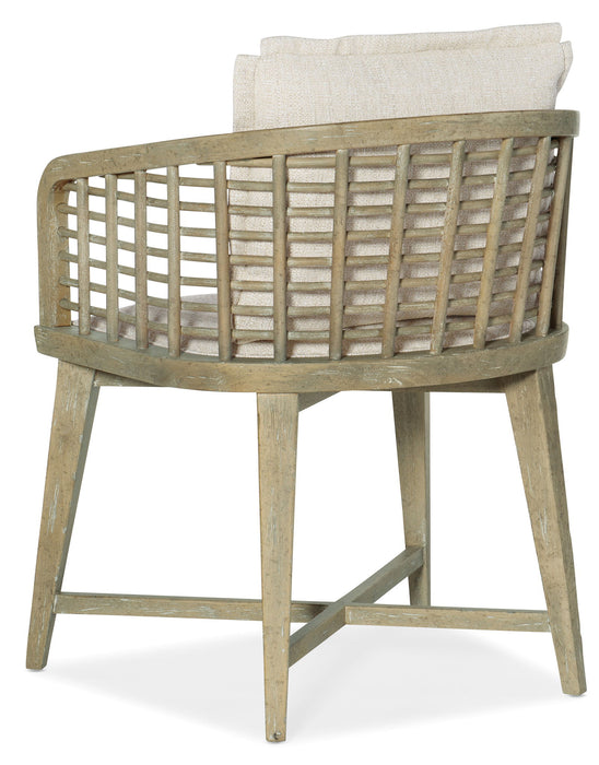 Surfrider - Barrel Back Chair - Beige / Light Brown