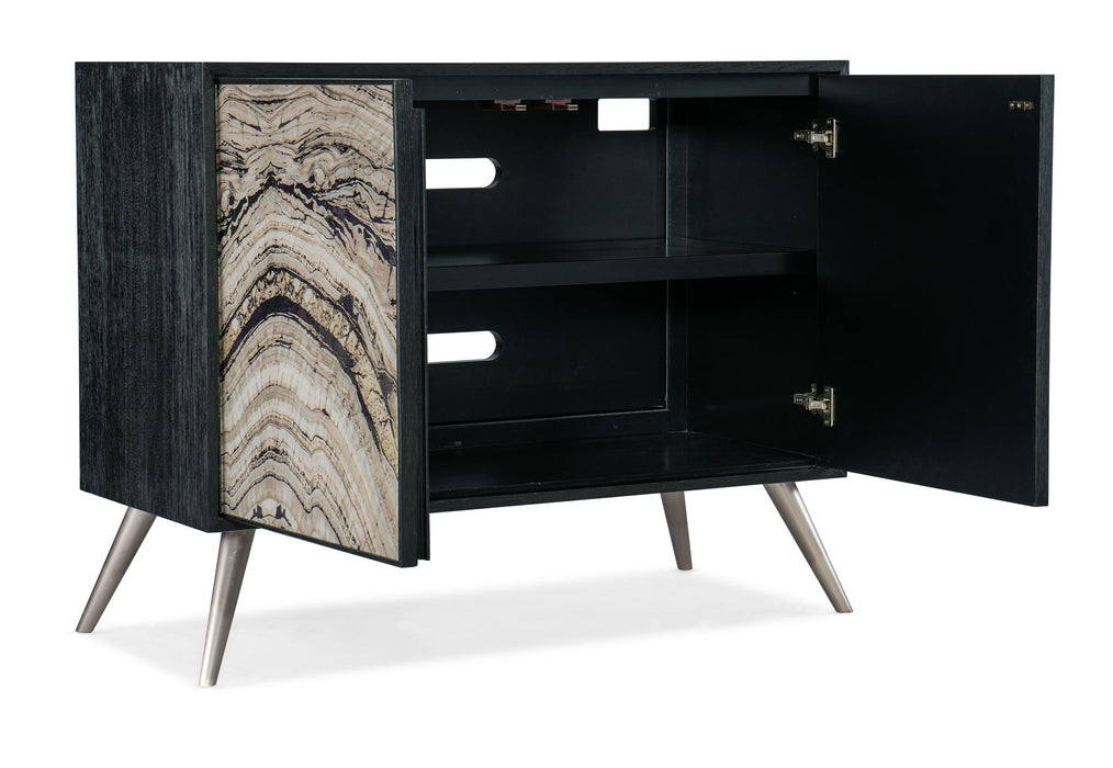 Melange - Rockee 2-Door Chest - Black