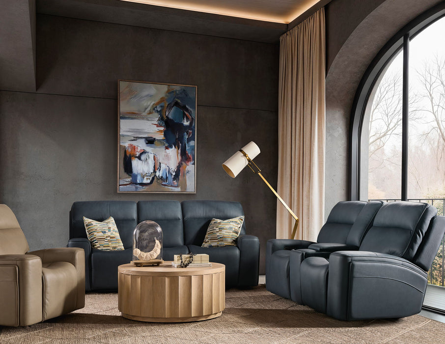 MS - Riverton Power Sofa With Power Headrest And Lumbar
