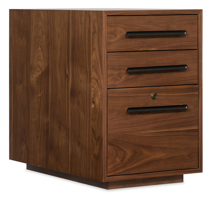 Elon - Desk Pedestal - Dark Brown