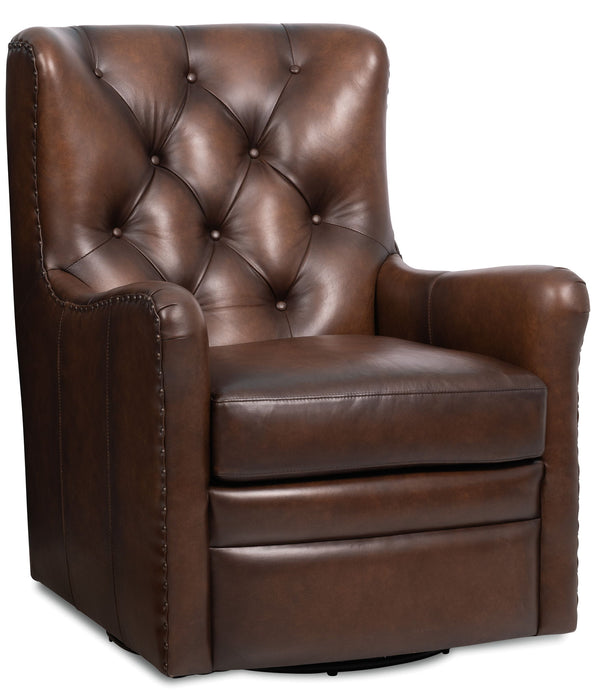 CC - Senda Swivel Chair - Dark Brown