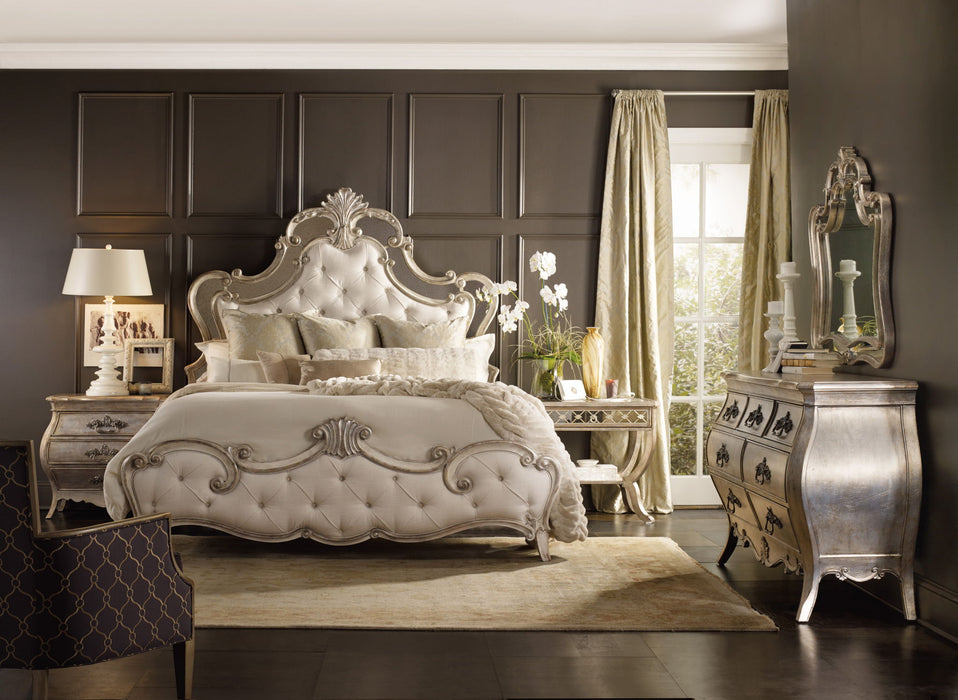 Sanctuary - Bedside Table - Pearl Silver