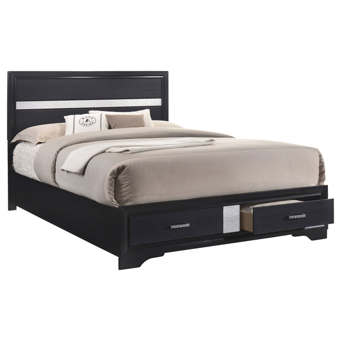 Miranda 4-piece California King Bedroom Set Black