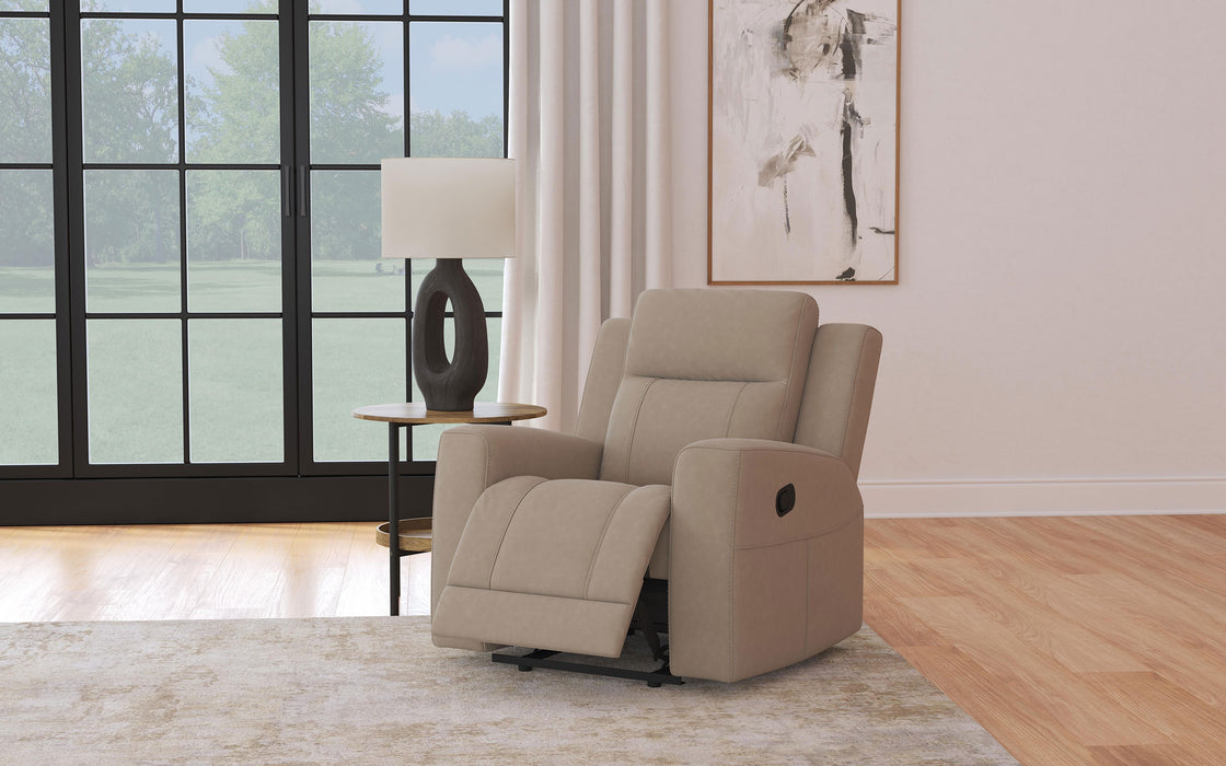 Brentwood Upholstered Recliner Chair Taupe