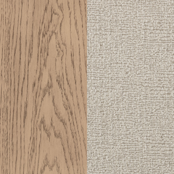 Kailani 52-inch California King Wingback Bed Beige Oak