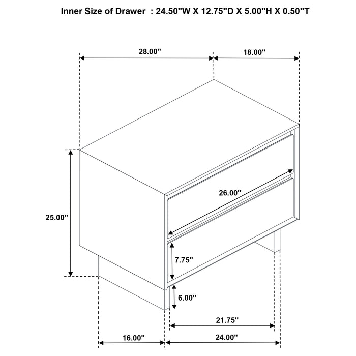 Glenwood 5-piece Queen Bedroom Set Warm Brown