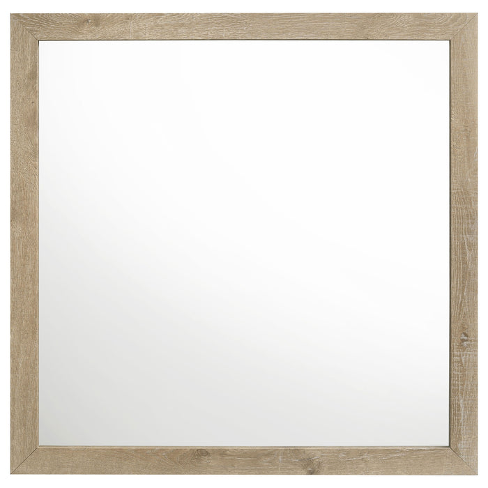 Oakglen Dresser Mirror Weathered Oak
