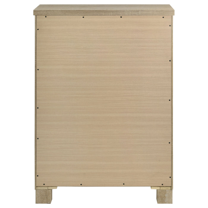 Oakglen 5-drawer Bedroom Chest of Drawers Weathered Oak