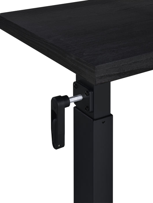 Westpark Height Adjustable Mobile Bedroom C-Table Black