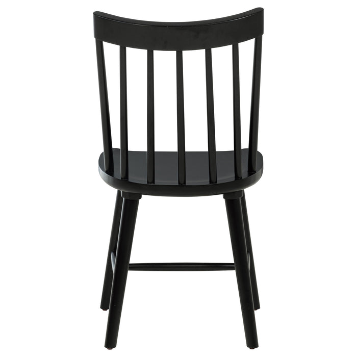 Middleton Solid Wood Dining Side Chair Black (Set of 2)