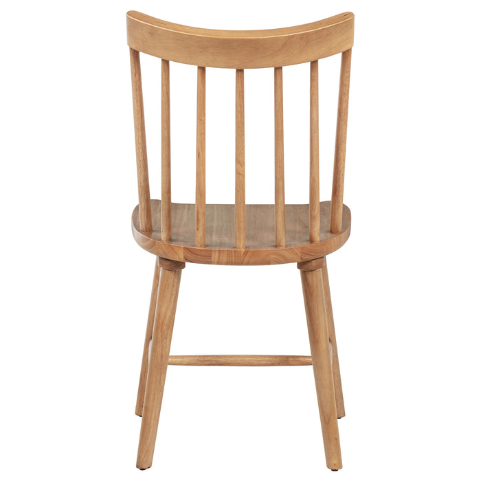 Middleton Solid Wood Dining Side Chair Brown (Set of 2)