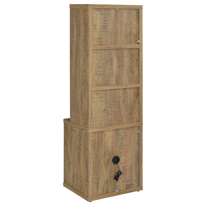 Westpark 3-piece Wall Unit Bookcase Set with USB Mango