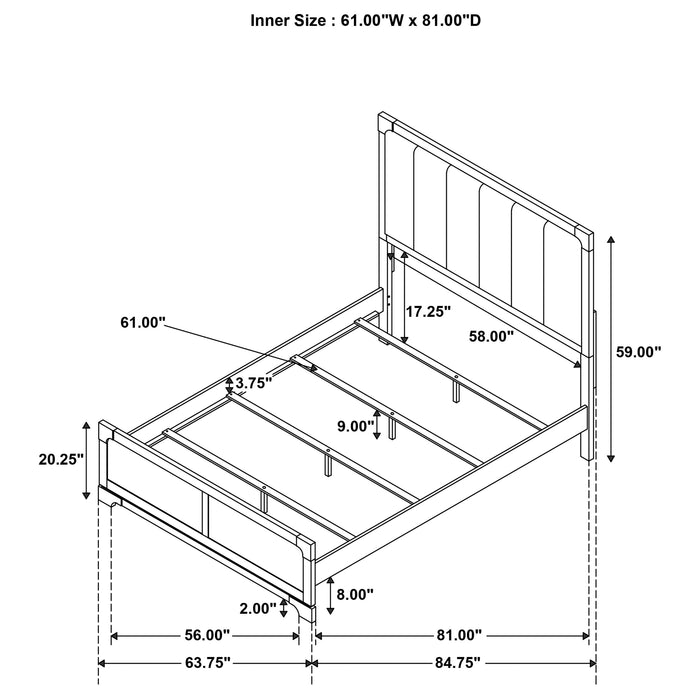 Gran Park 5-piece Queen Bedroom Set Dark Cocoa