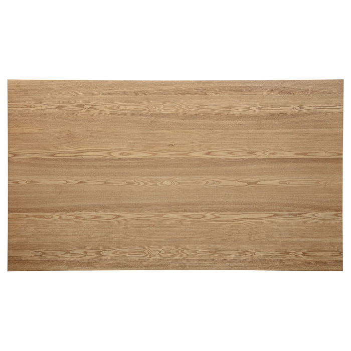 Andrews 7-piece Rectangular Dining Set Light Ash and White