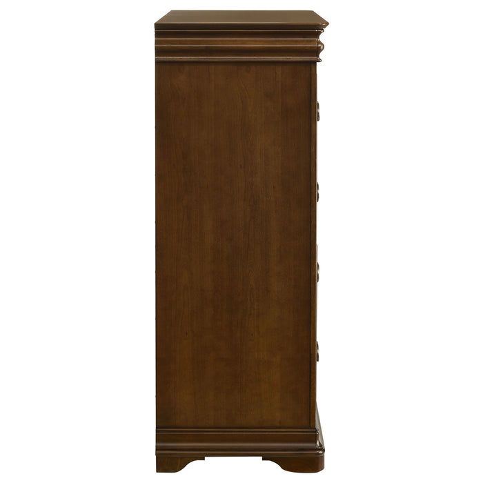 Garland 4-drawer Bedroom Chest of Drawers Brown Cherry