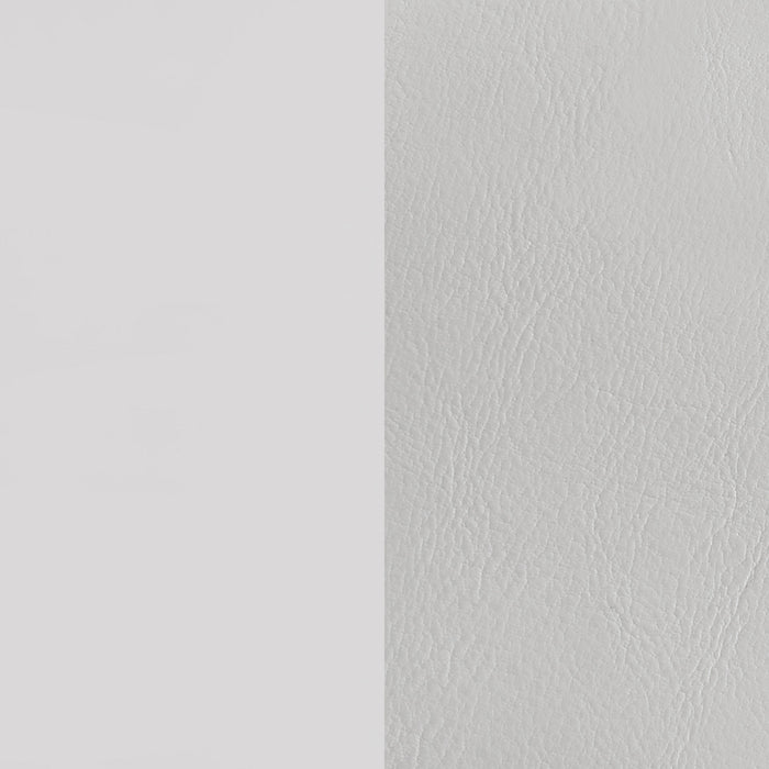 Cassia Eastern King LED Panel Bed White High Gloss