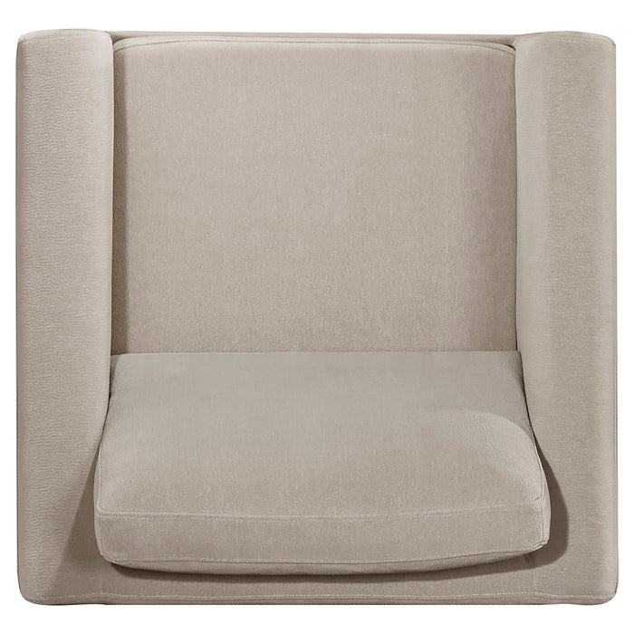 Islington 3-piece Upholstered Panel Arm Sofa Set Taupe