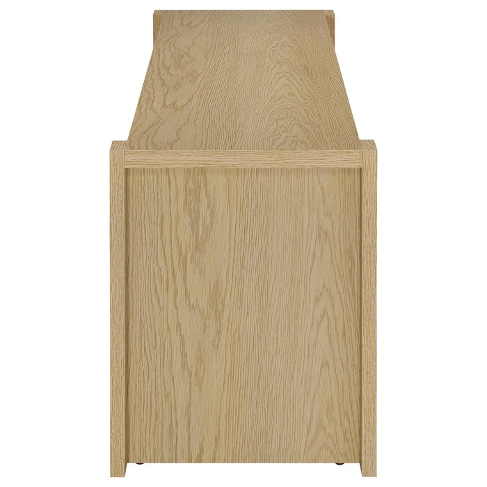 Laurelton 60-inch 2-door TV Stand Media Console Light Oak