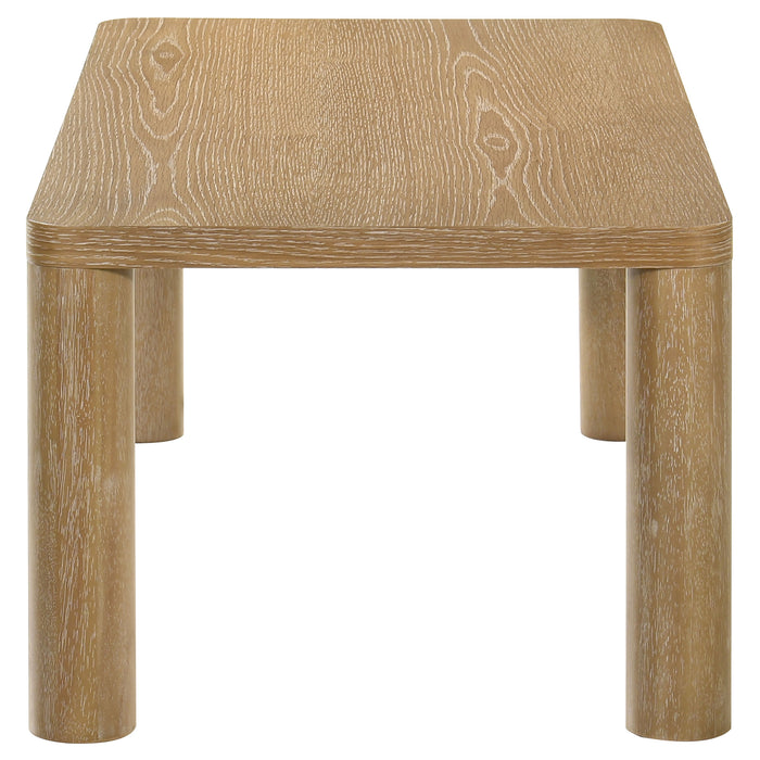 Castlewood Engineered Wood Cocktail Coffee Table Light Oak