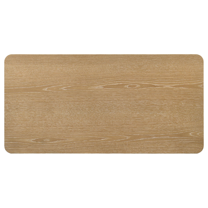 Castlewood Engineered Wood Cocktail Coffee Table Light Oak