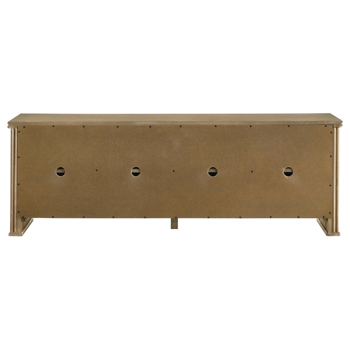 Adina 70-inch TV Stand Media Console Distressed Light Brown