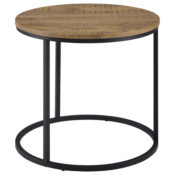 Lainey Round Occasional Side End Table Mango