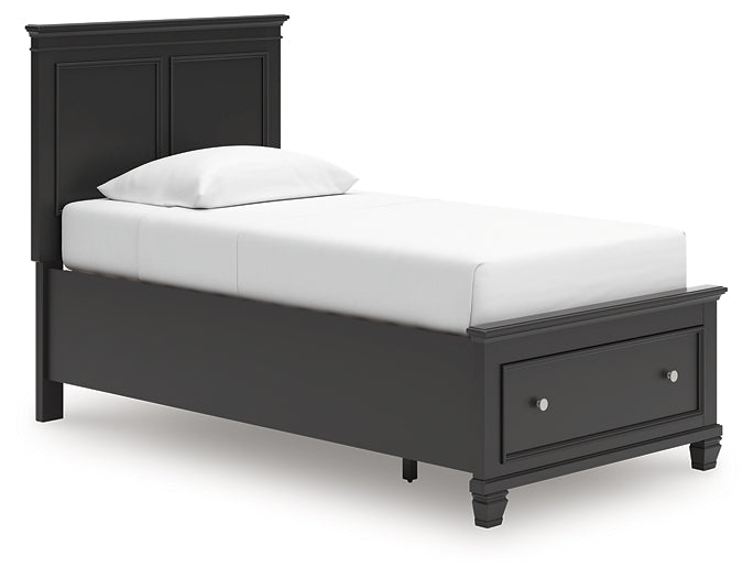 Lanolee Twin Panel Storage Bed