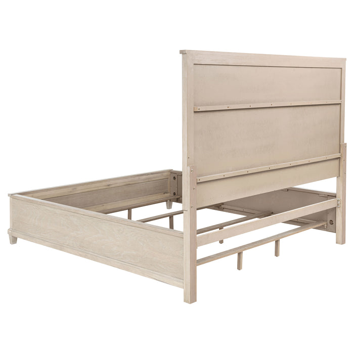 Pembroke 66-inch Eastern King Panel Bed Washed Oak