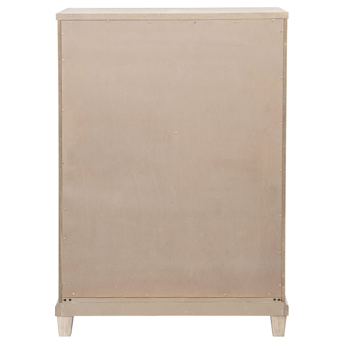 Pembroke 5-drawer Chest of Drawers Washed Oak