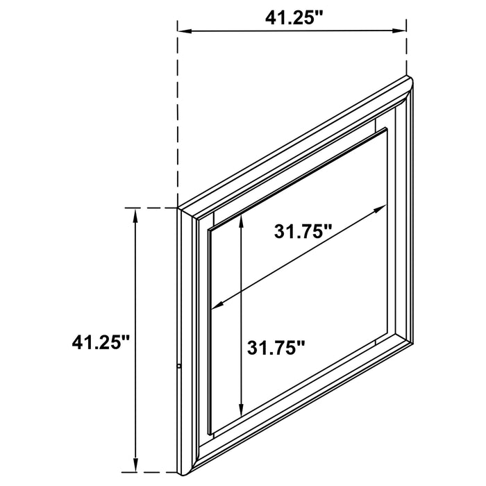 Cassia 5-piece Eastern King LED Bedroom Set White High Gloss