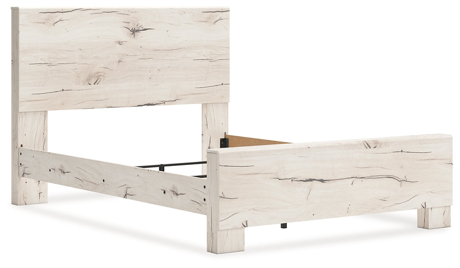 Lawroy Queen Panel Bed with Mirrored Dresser, Chest and Nightstand