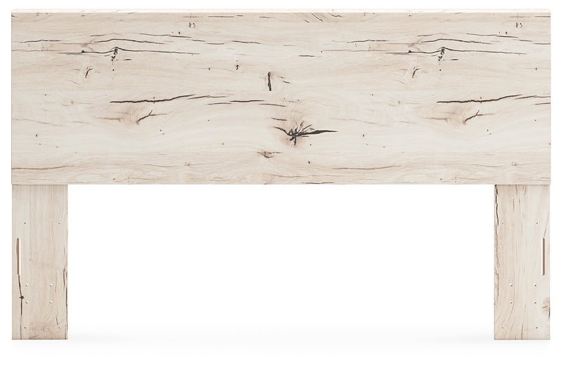 Lawroy King Panel Headboard with Mirrored Dresser, Chest and Nightstand