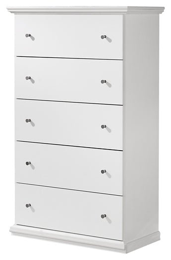 Bostwick Shoals Full Panel Bed with Mirrored Dresser, Chest and Nightstand