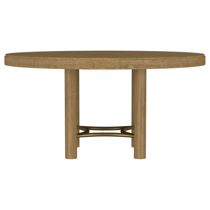 Arini 5-piece Round Dining Room Table Set Sand Wash