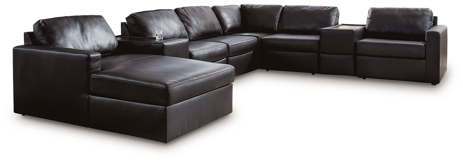 ModMax II 8-Piece Sectional with Chaise and Storage Consoles